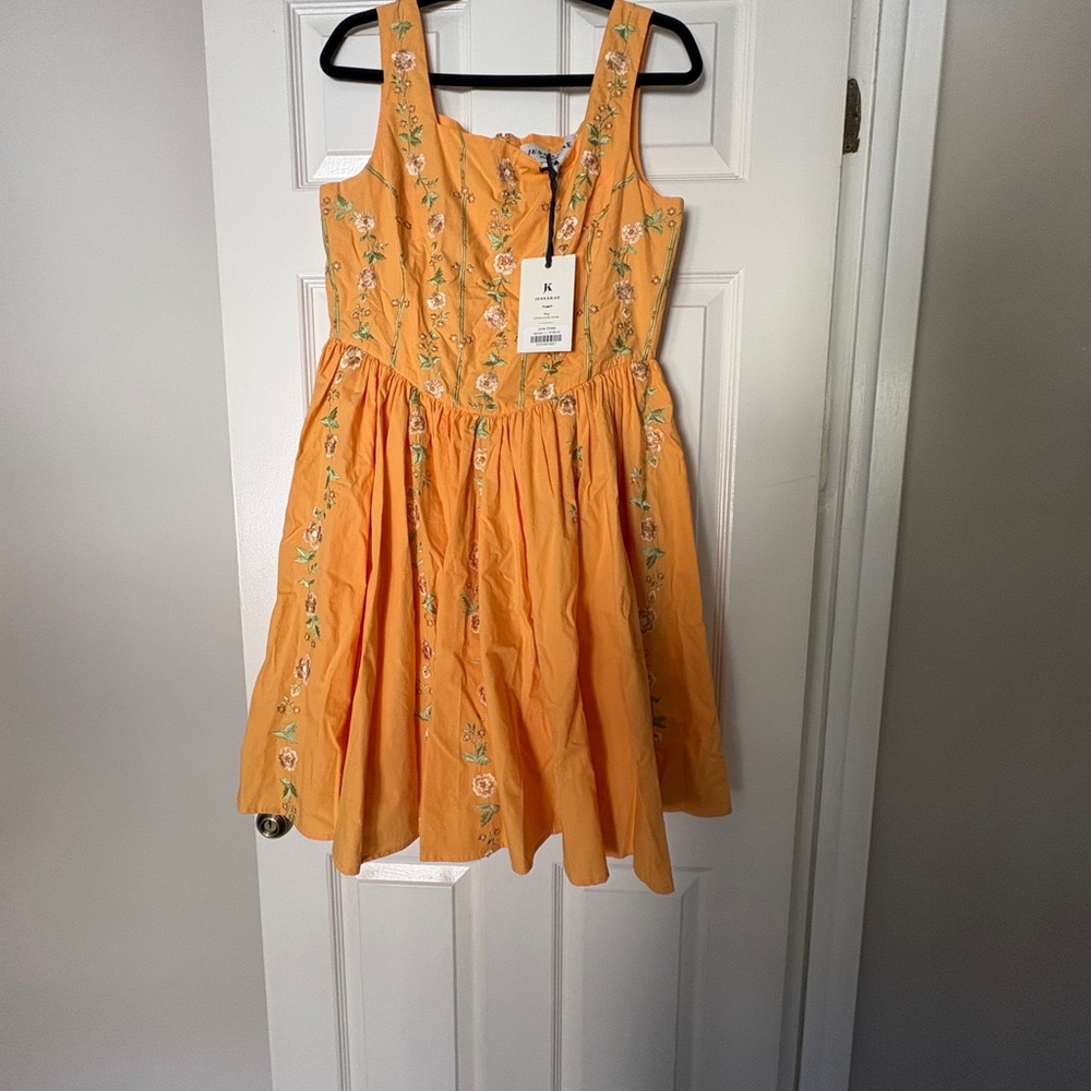 JessaKae Pleated Mini Dress (for Easter, garden party, or spring/summer wedding)